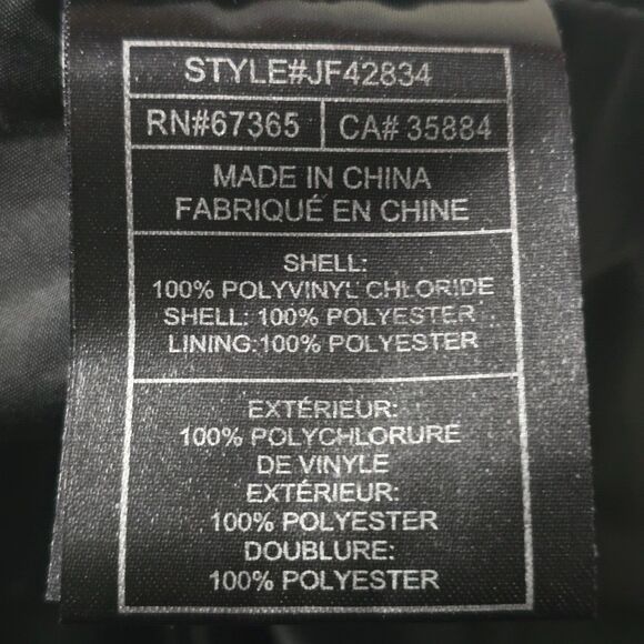 Jack Black Faux Leather Zip-Up Jacket | Women’s Size Small | Stylish Moto Jacket - Picture 4 of 15